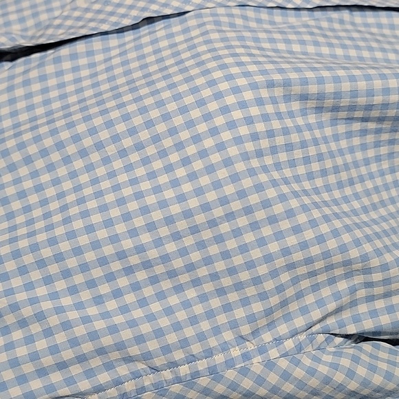 Ben Sherman Shirt Long Sleeve Button Down Gingham Checkered Plaid Blue White L - Picture 9 of 14